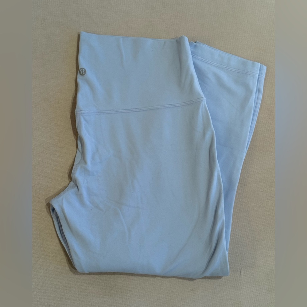 Lululemon Align Crops Ice Blue